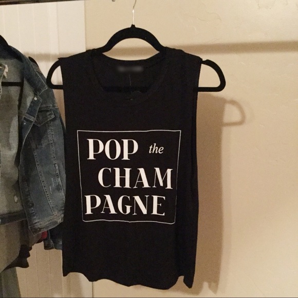 1 LEFT-SALE‼️ Pop the Champagne Tank - Picture 6 of 7